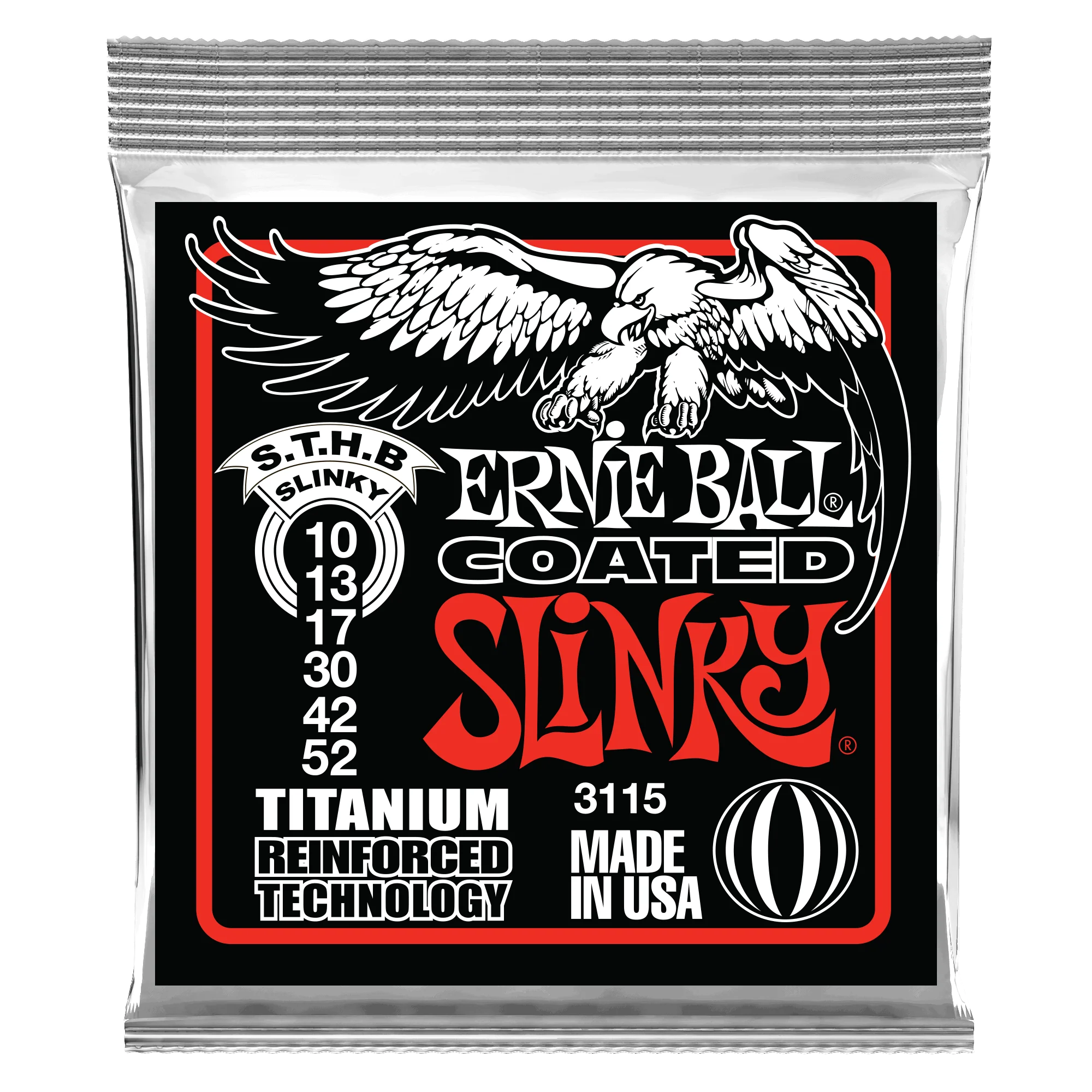 Ernie Ball 3115 Coated Electric STHB Slinky Guitar Strings