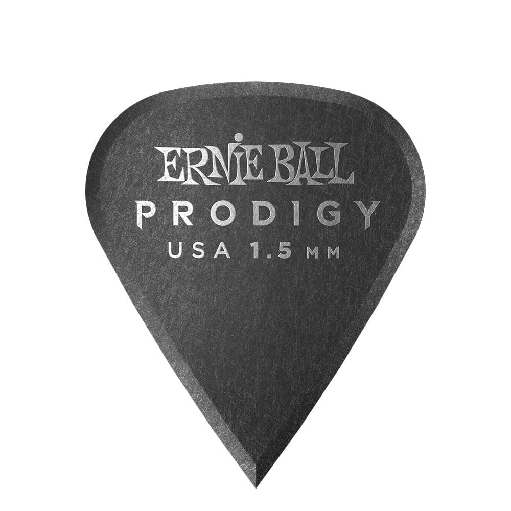Ernie Ball 9335 Sharp Prodigy Guitar Picks - Pack of 6 - 1.5mm Black