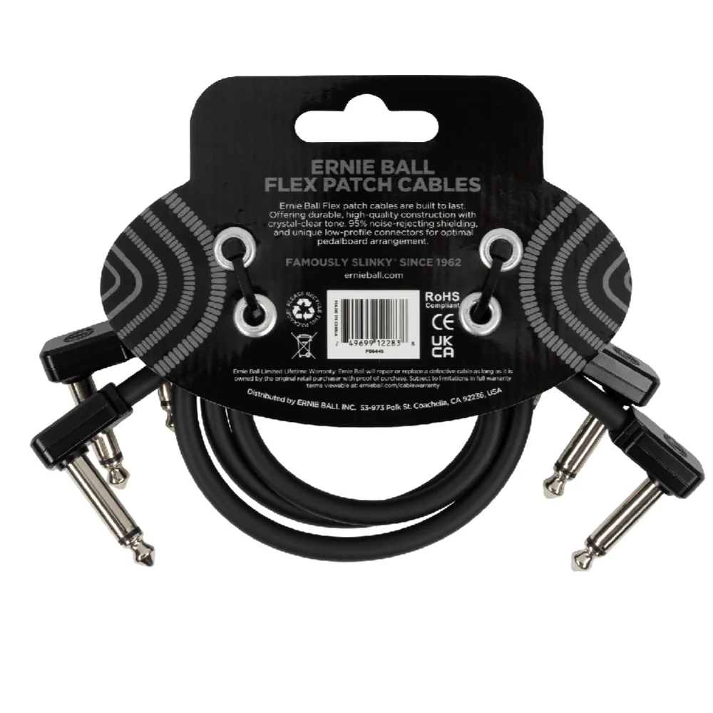 Ernie Ball Flex Patch Cable - Pack of 3 - Image 8