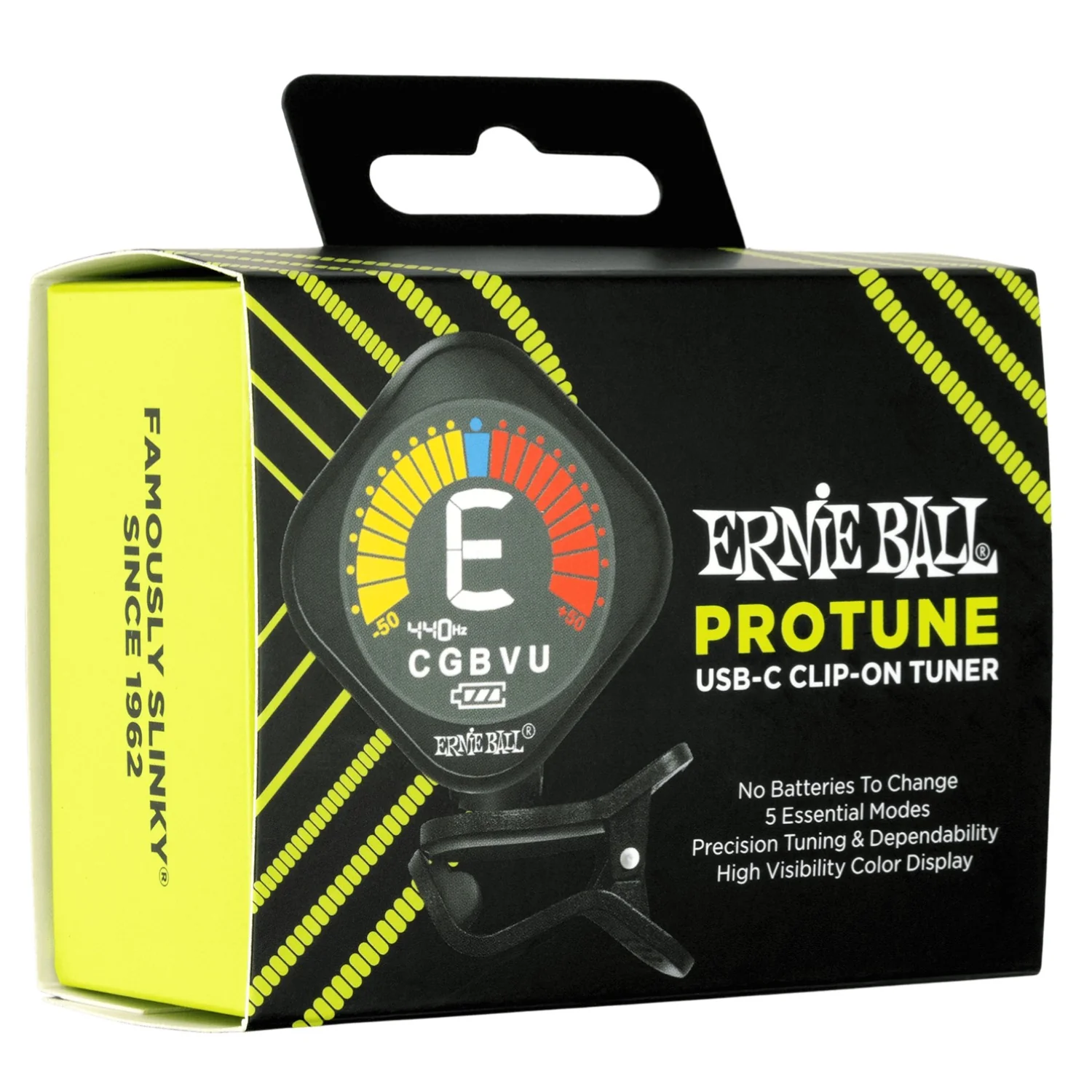 Ernie Ball ProTune USB-C Rechargeable Clip-on Tuner - Image 4