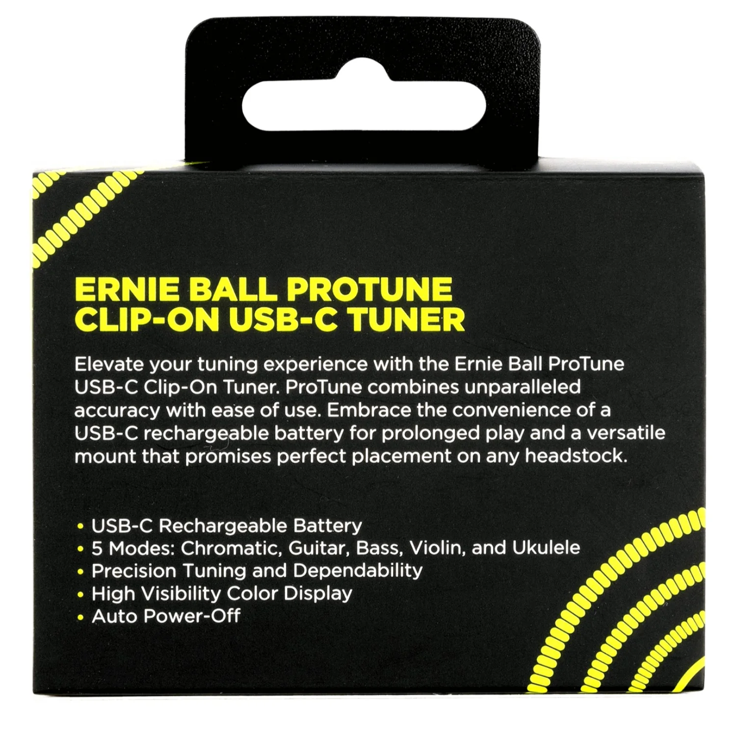 Ernie Ball ProTune USB-C Rechargeable Clip-on Tuner - Image 5