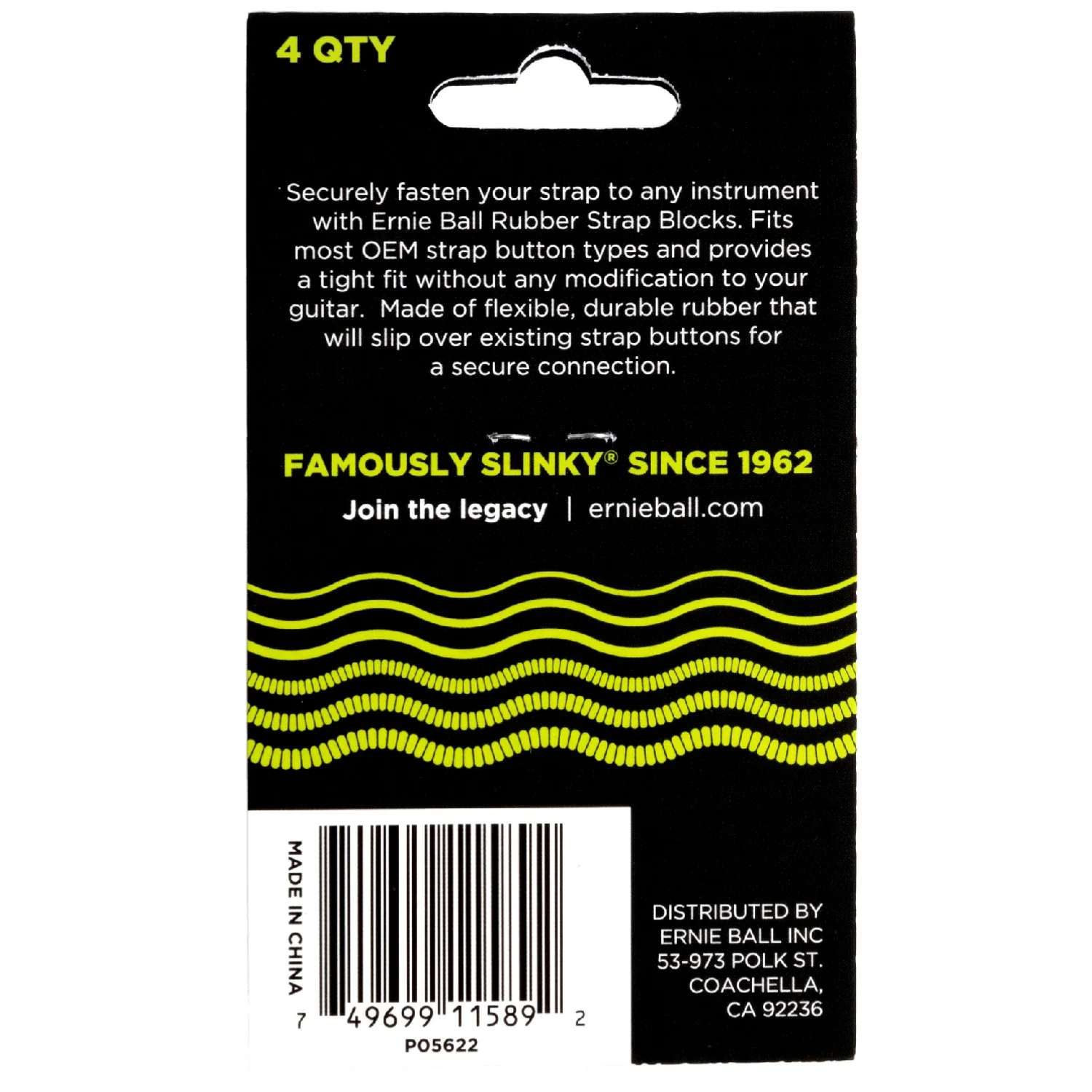 Ernie Ball Strap Blocks - 4 Pack - Image 10