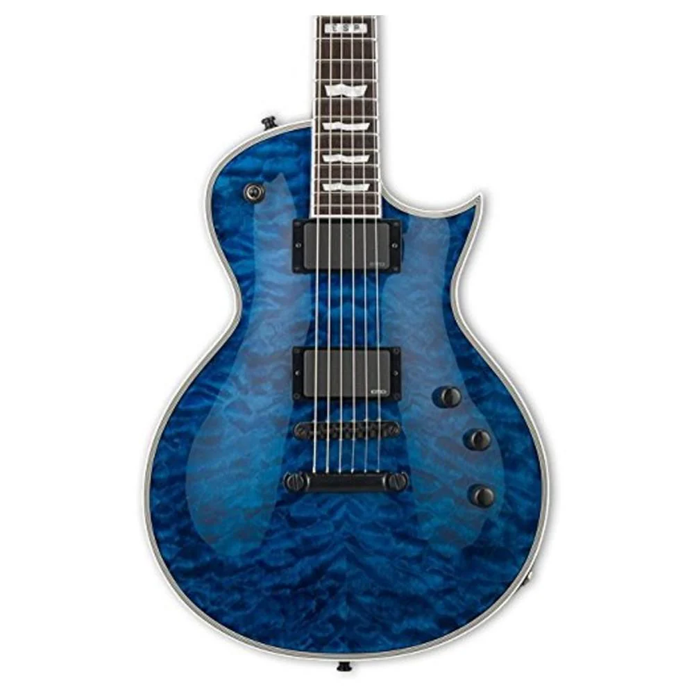 ESP E-II Eclipse Series 6-String Electric Guitar - Marine Blue - Image 2