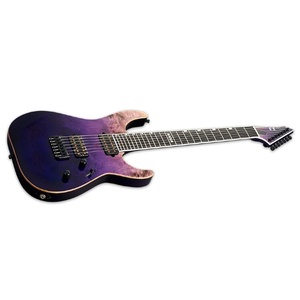ESP E II M II 7NT M Series 7 String Electric Guitar  - Purple Natural Fade - Image 3