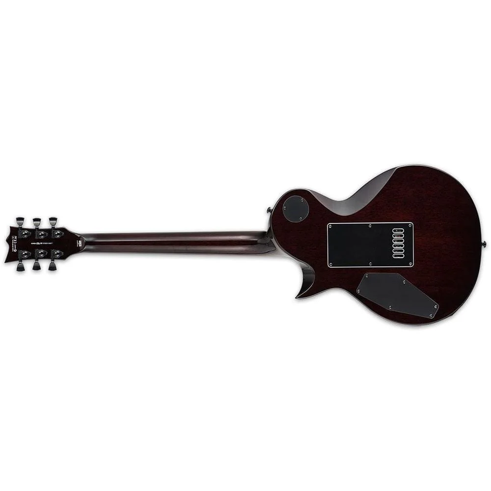 ESP EC-1000 Evertune 6-String Electric Guitar - Dark Brown Sunburst - Image 3