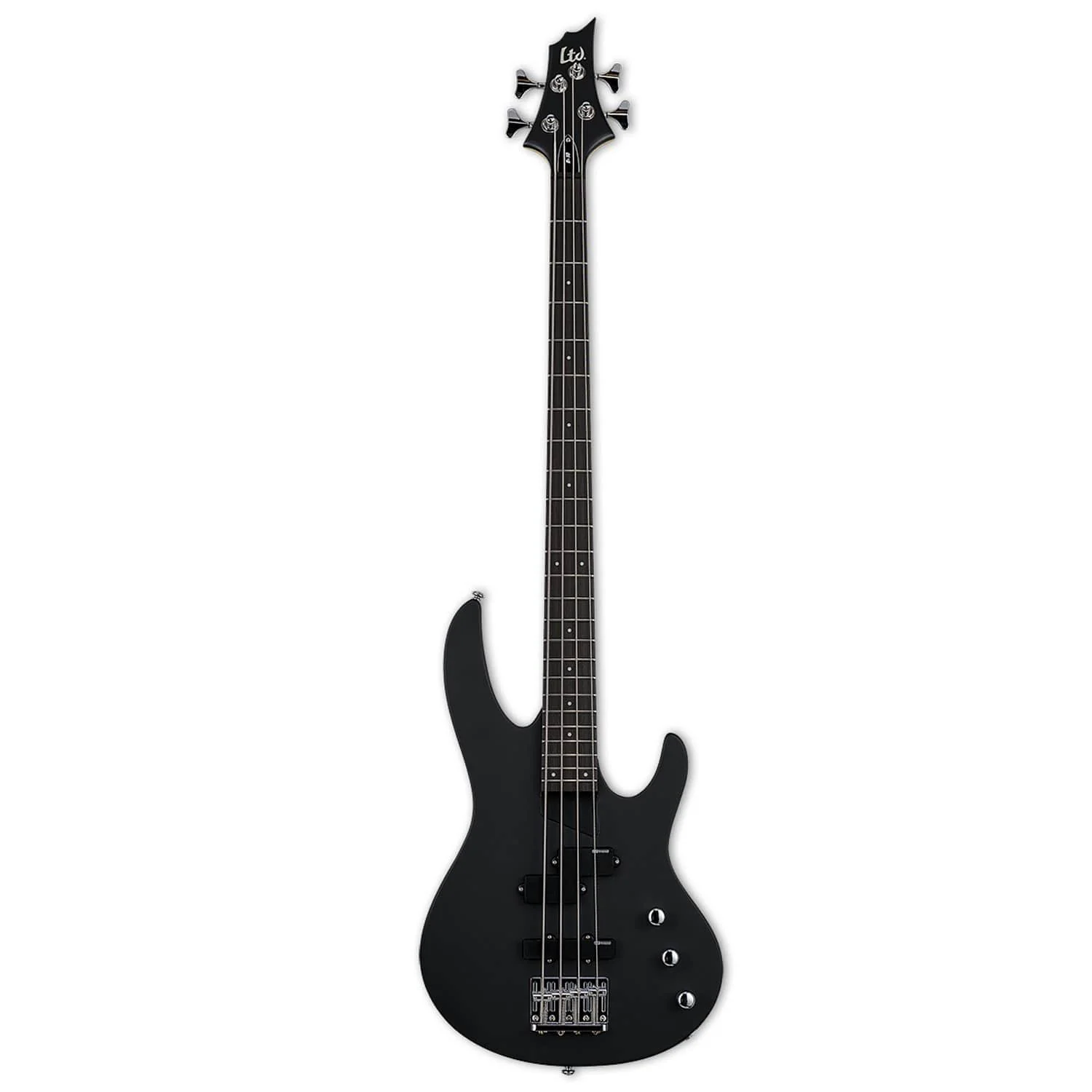 ESP LTD B-10 4-String Electric Bass Guitar - Black Satin - Image 2