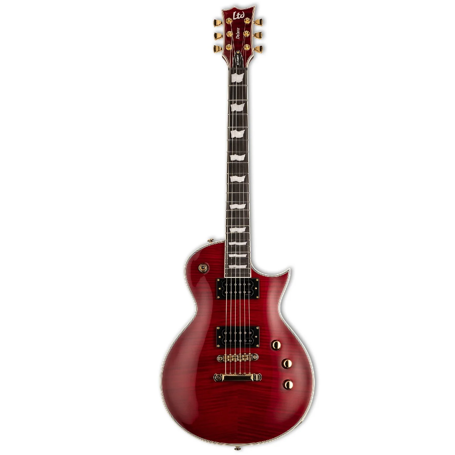 ESP LTD EC-1000T CTM Flamed Maple 6 String Electric Guitar - Image 5