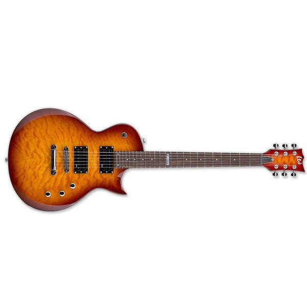 ESP LTD EC100QM Electric Guitar - Faded Cherry Sunburst
