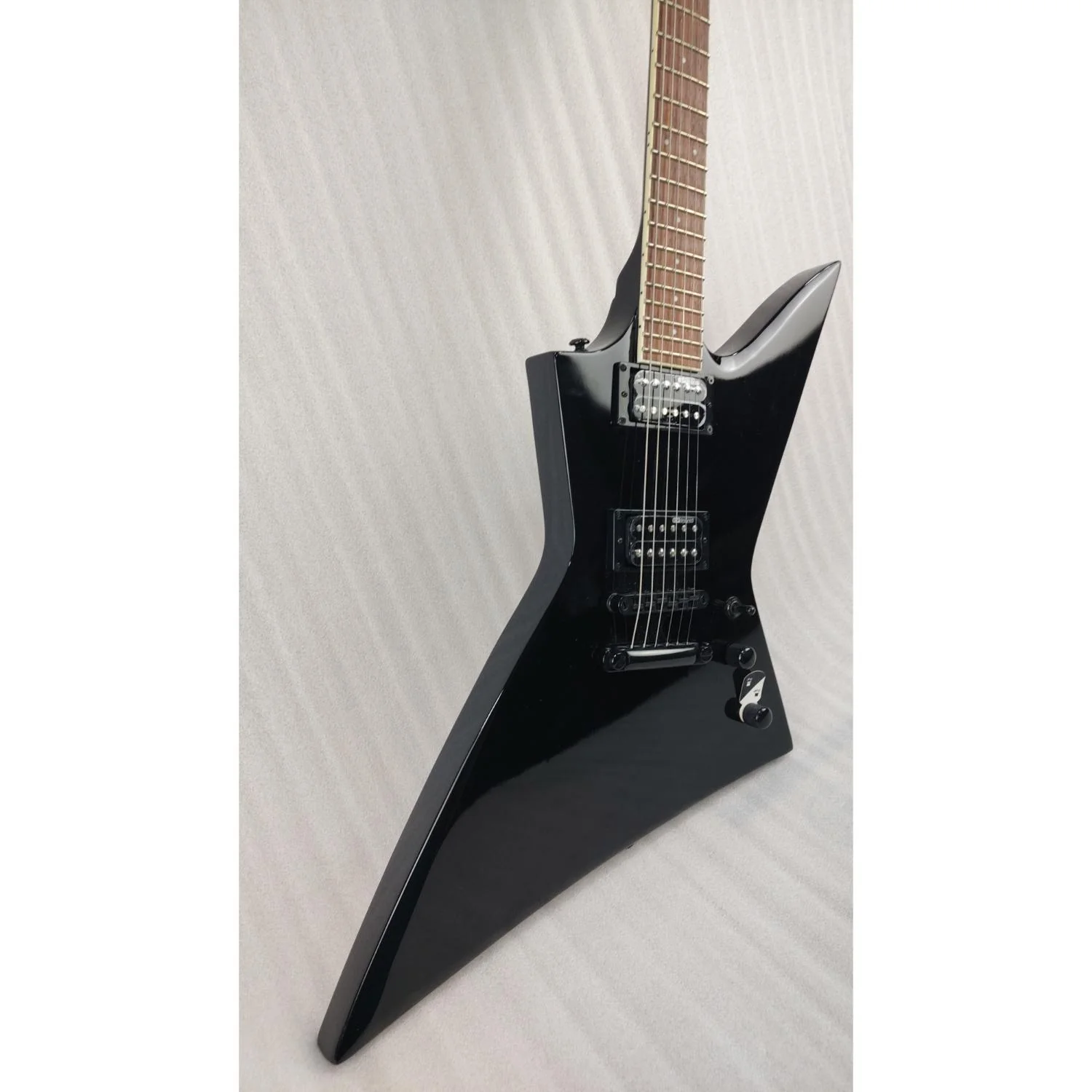 ESP LTD EX-200 6-String Electric Guitar - Jatoba Fretboard - Black - Open Box - Image 4