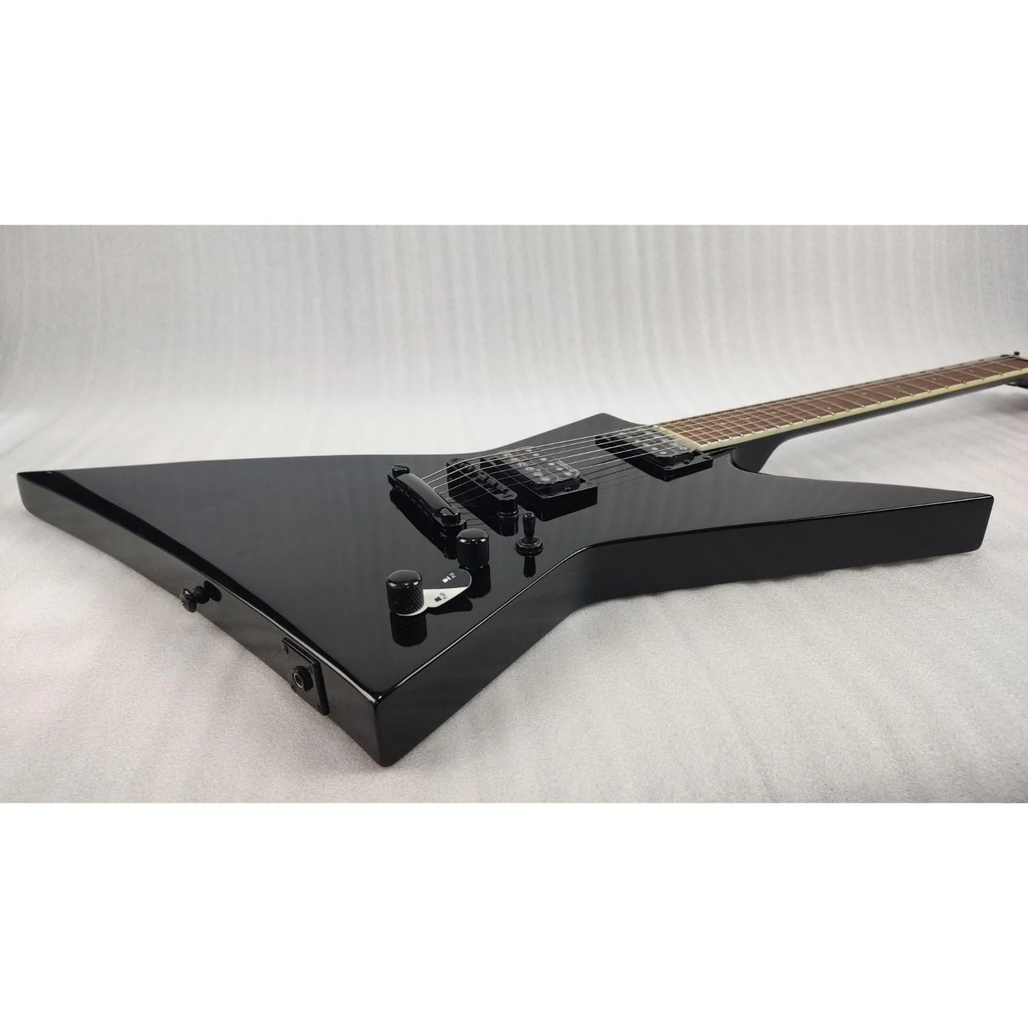 ESP LTD EX-200 6-String Electric Guitar - Jatoba Fretboard - Black - Open Box - Image 8