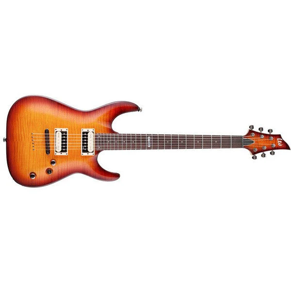 ESP LTD LH-101 FM Electric Guitar - Amber Sunburst