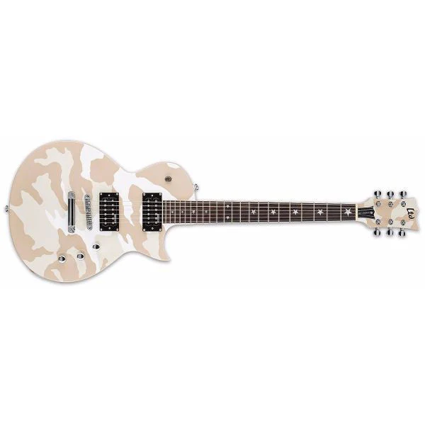ESP LTD WA-200 Willie Adler Signature Electric Guitar (White Camo)