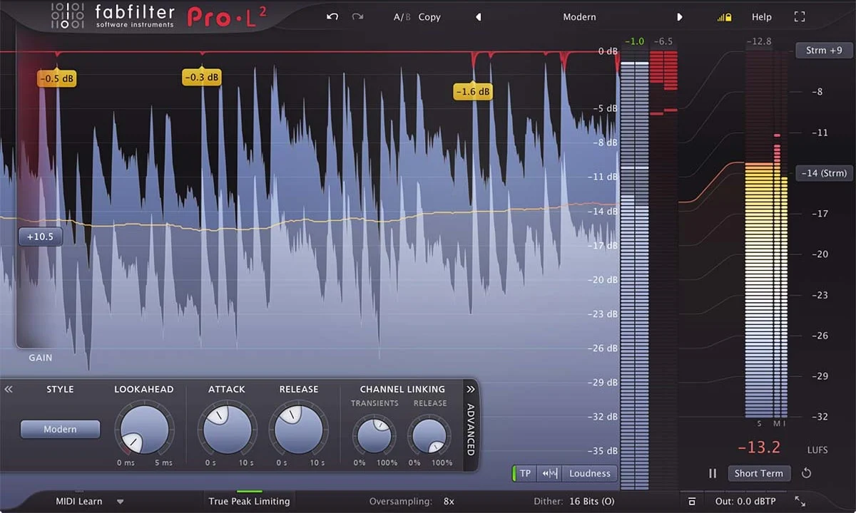 FabFilter Pro-L 2 Limiter – Professional Audio Software & Plugin