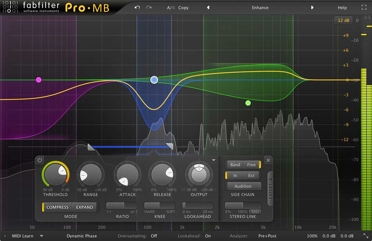 FabFilter Pro-MB Multi-Band Dynamics Processor – Professional Audio Software & Plugin