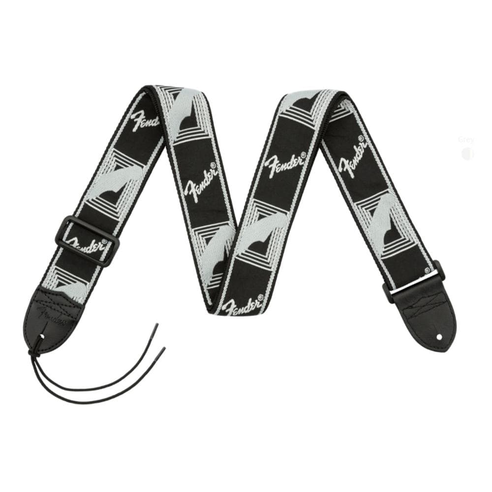 Fender 2 Inch Monogrammed Guitar Straps - Black/Light Grey/Dark Grey