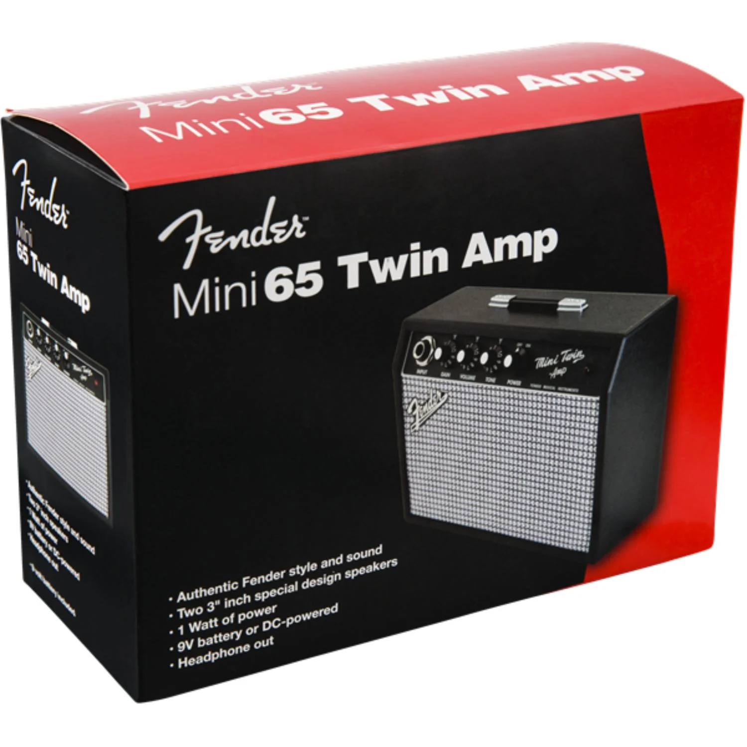 Fender Mini 65 Twin-Amp Guitar Amplifier - Image 5