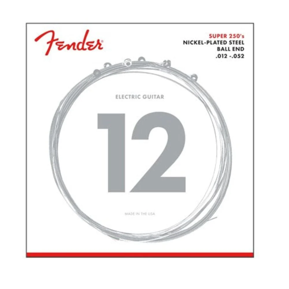 Fender 250H Super 250 Nickel Plated Steel Electric Guitar Strings - Heavy