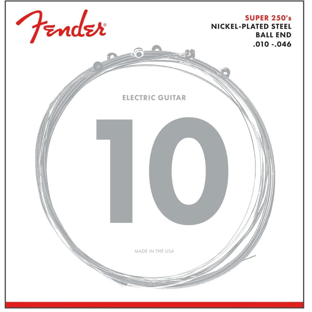 Fender 250R NPS Regular Ball End Electric Guitar Strings - 10-46