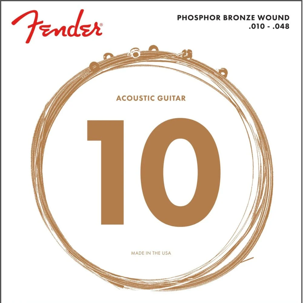 Fender 60XL Phosphor Bronze Acoustic Strings - Extra Light