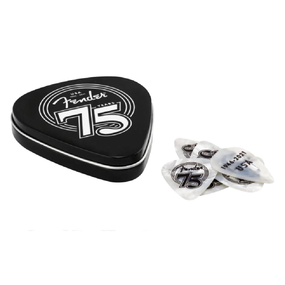 Fender 75th Anniversary Pick Tin - 18 Count