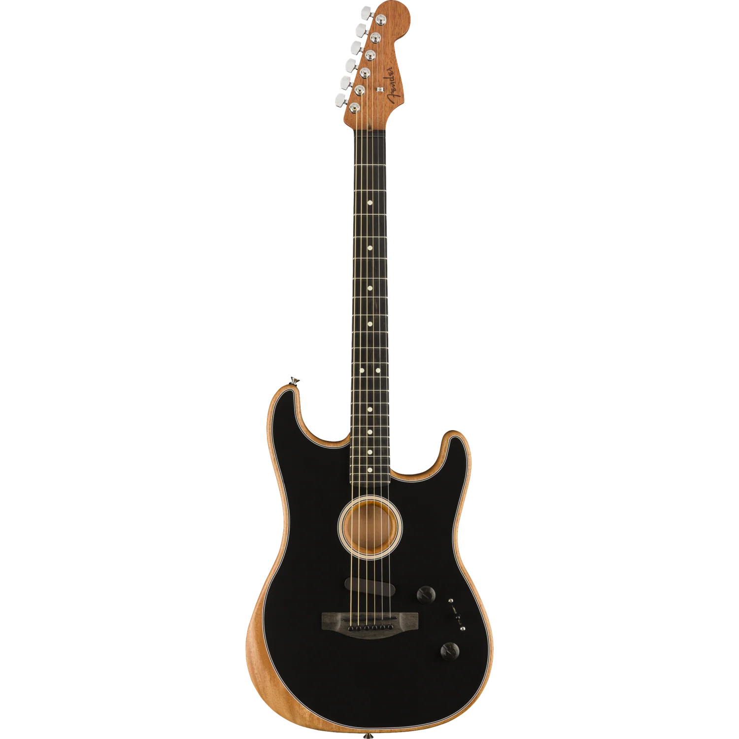 Fender Acoustasonic Stratocaster 6-Strings Electro Acoustic Guitar With Gig Bag - Image 24