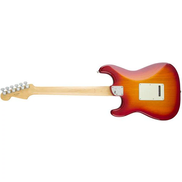 Fender American Elite Stratocaster Electric Guitar - Aged Cherry Burst - Image 2