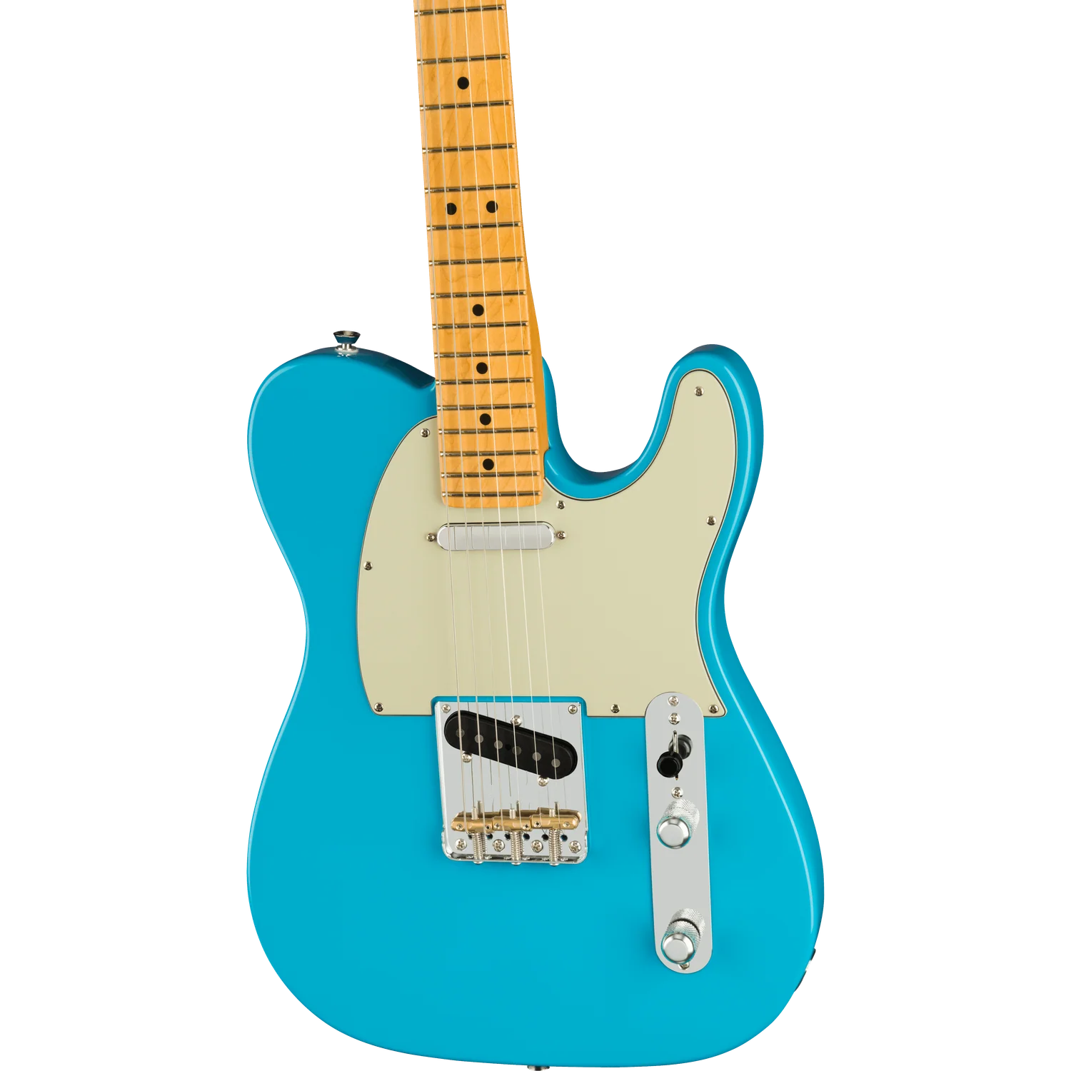 Fender American Professional II Telecaster Electric Guitar - Miami Blue - Image 5