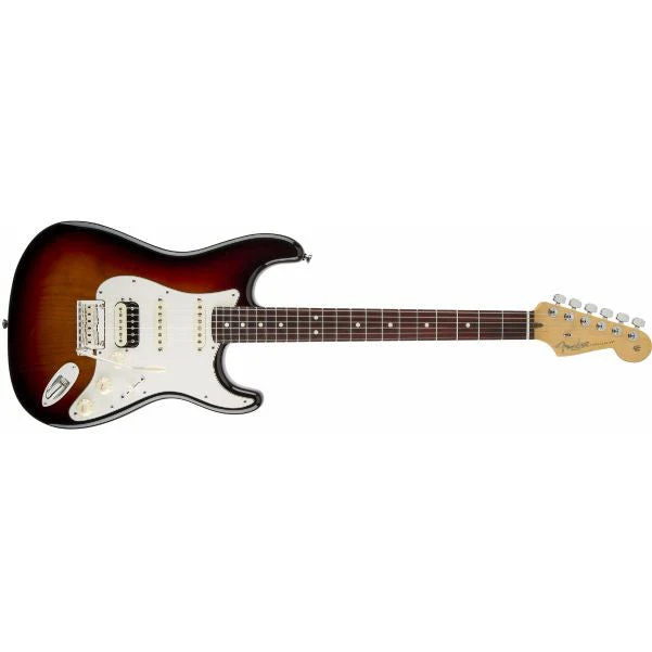 Fender American Standard Stratocaster Electric Guitar HSS Shawbucker, Rosewood Fingerboard, 3-Color Sunburst