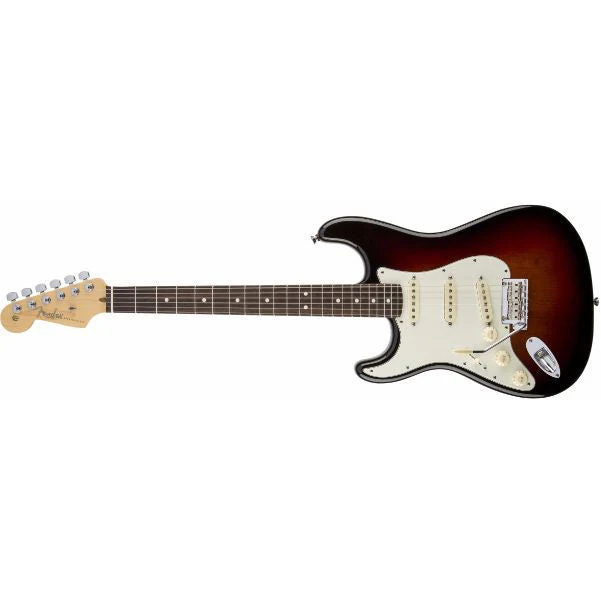Fender American Standard Stratocaster Electric Guitar Left-Handed, Rosewood Fingerboard, 3-Color Sunburst