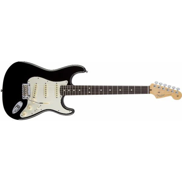 Fender American Standard Stratocaster Electric Guitar, Rosewood Fingerboard, Black