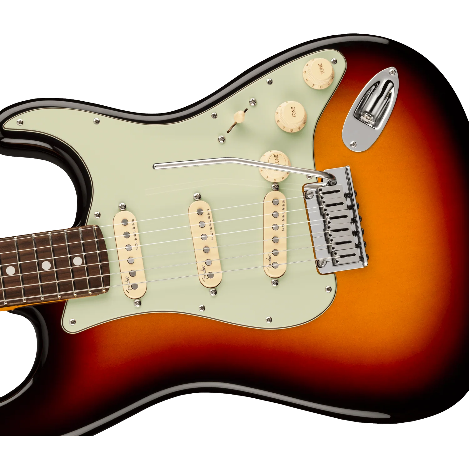 Fender American Ultra Stratocaster Electric Guitar - Ultraburst - Image 2