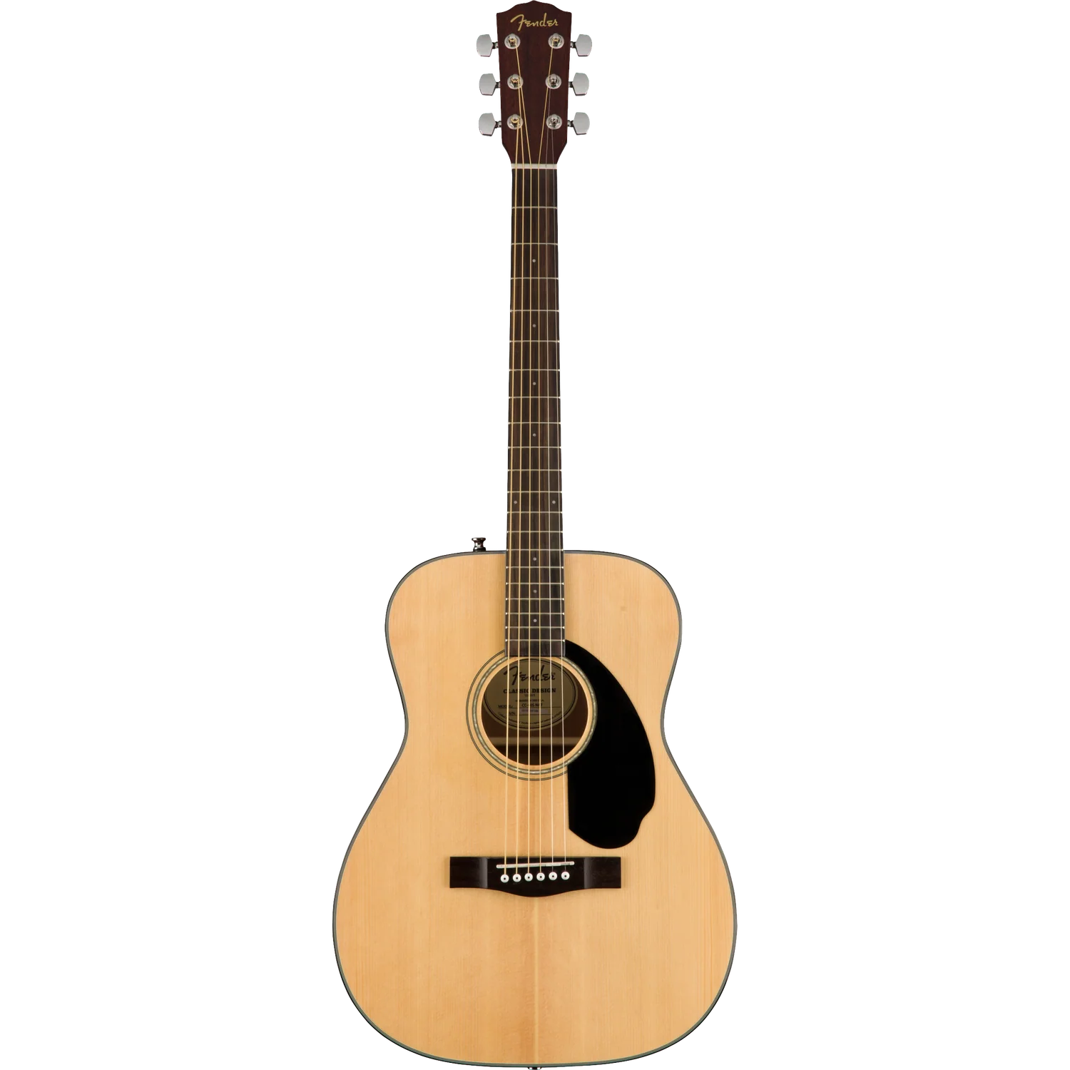 Fender CC-60S Concert Body Style Acoustic Guitar - Image 7