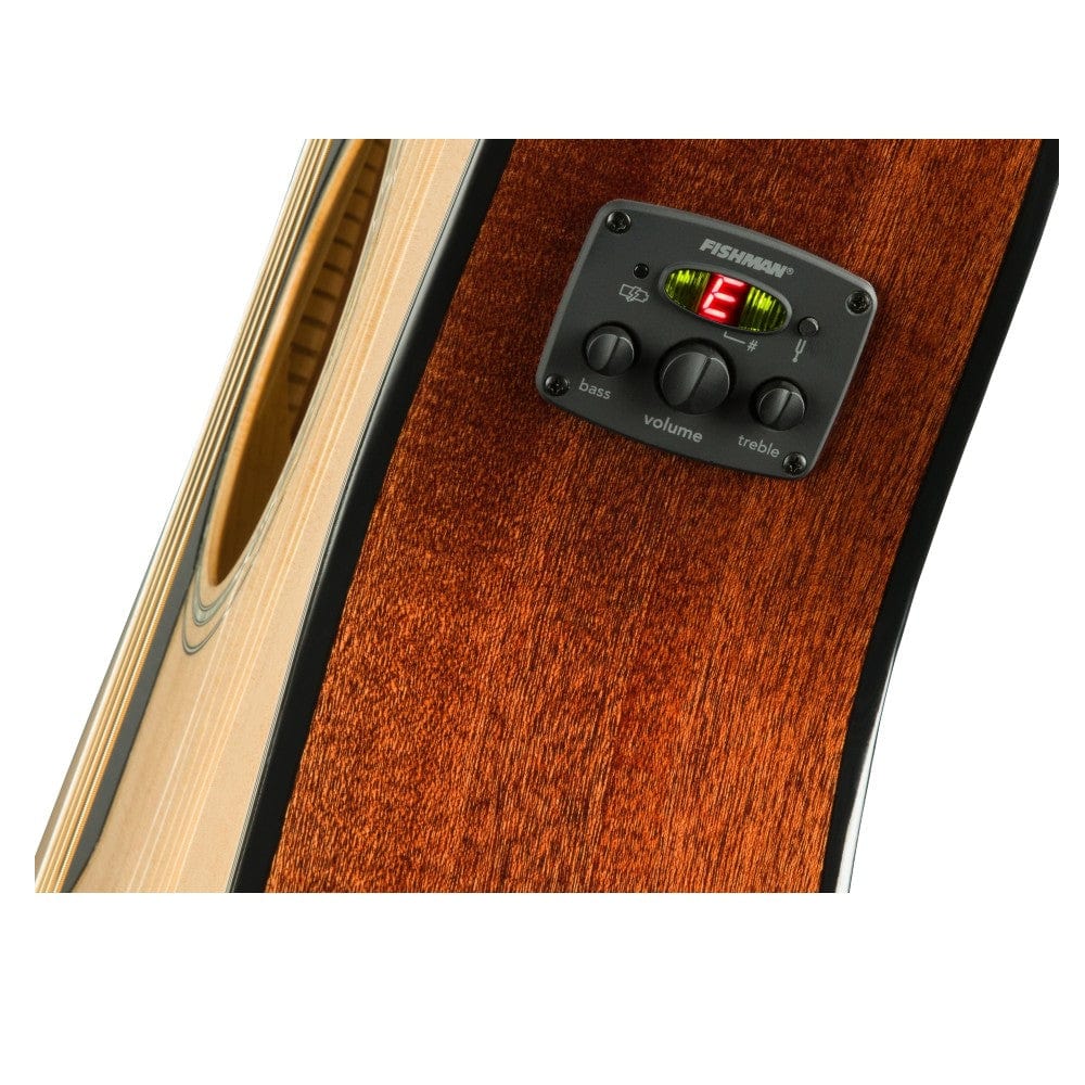 Fender CC 60SCE Concert Walnut Electro Acoustic Guitar - Left Handed - Image 5
