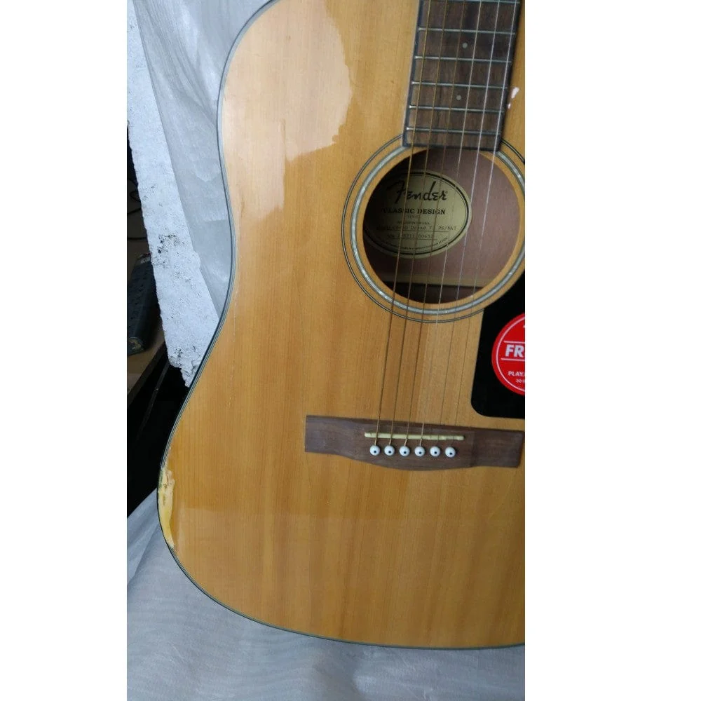 Fender CD 60 Dread V3 DS 6 String Acoustic Guitar with Dust Cover, Strap, Picks, Cloth & E-book - Open Box B Stock - Image 10