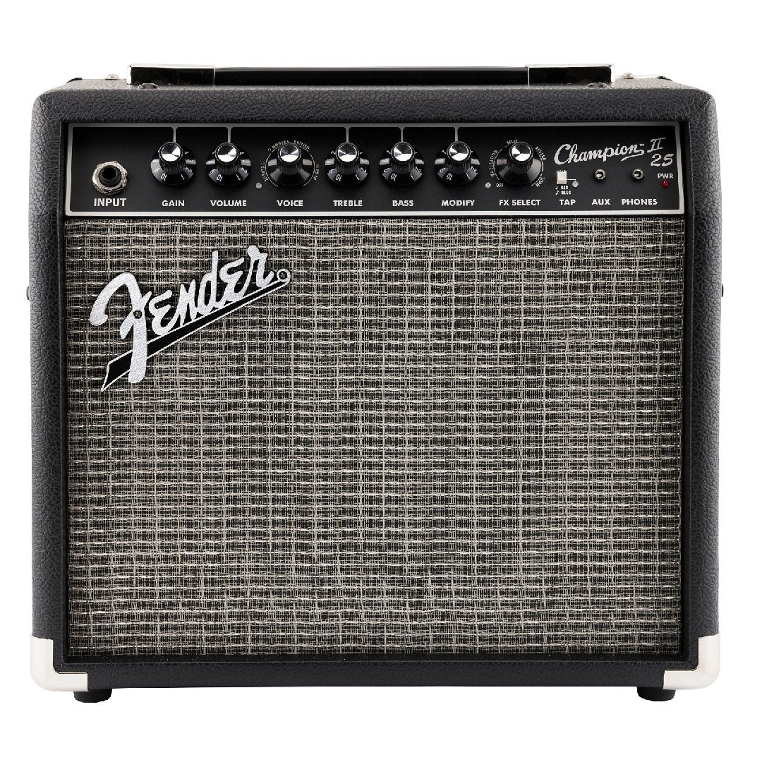 Fender Champion II 25W Combo Guitar Amplifier with Cable, Polishing Cloth & Ebook - Image 2