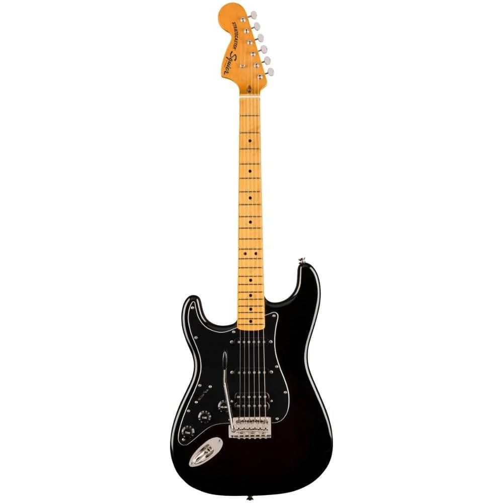 Fender Classic Vibe 70s Stratocaster HSS Left-Handed Electric Guitar Black