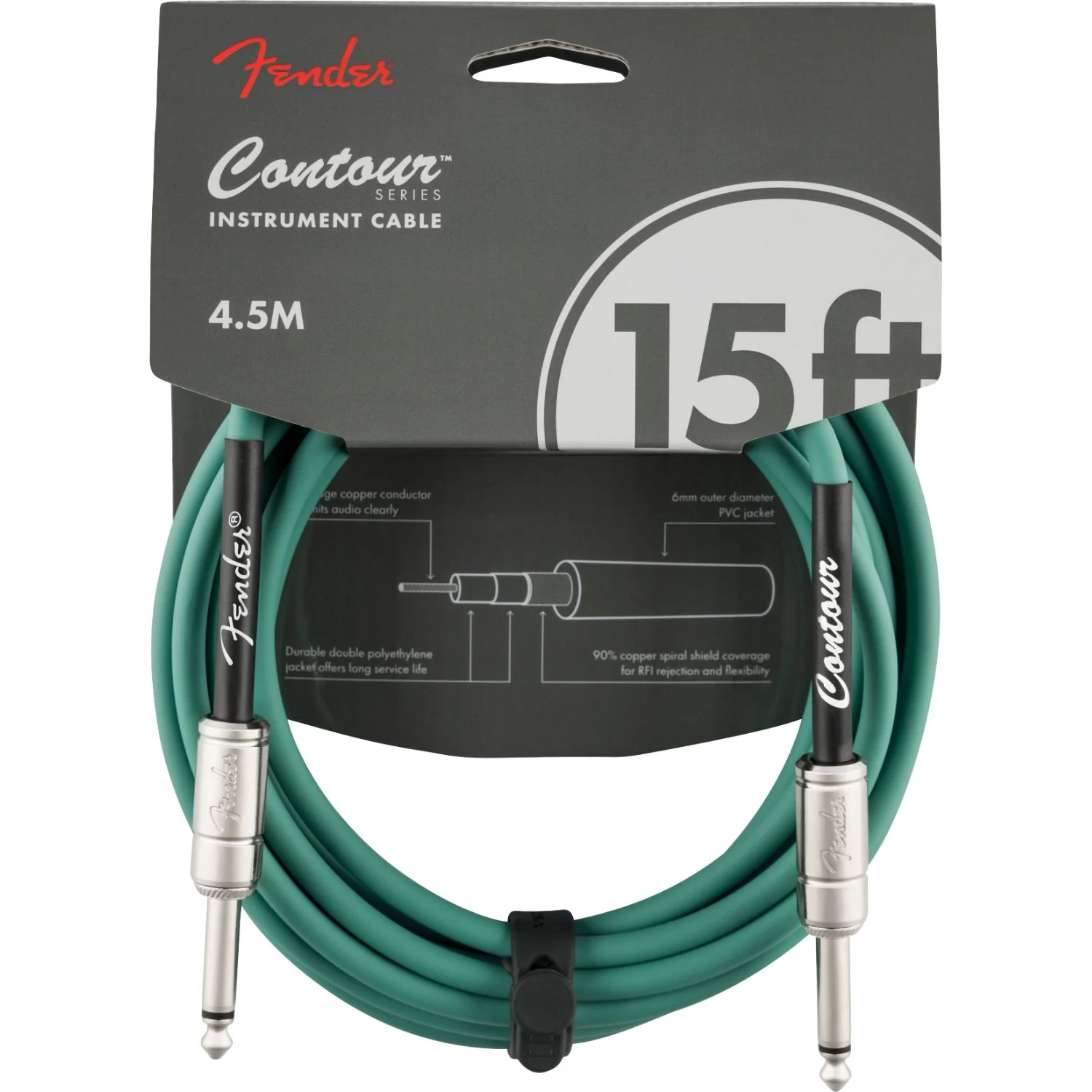 Fender Contour 15' Instrument Cable - Image 11