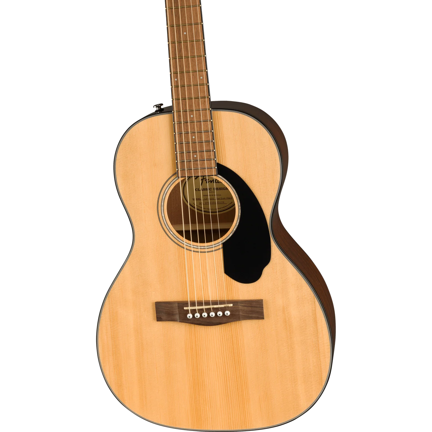 Fender CP-60S Parlor Acoustic Guitar - Image 3