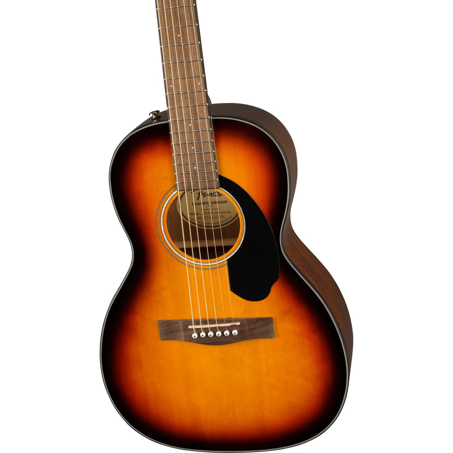 Fender CP-60S Parlor Acoustic Guitar - Image 9