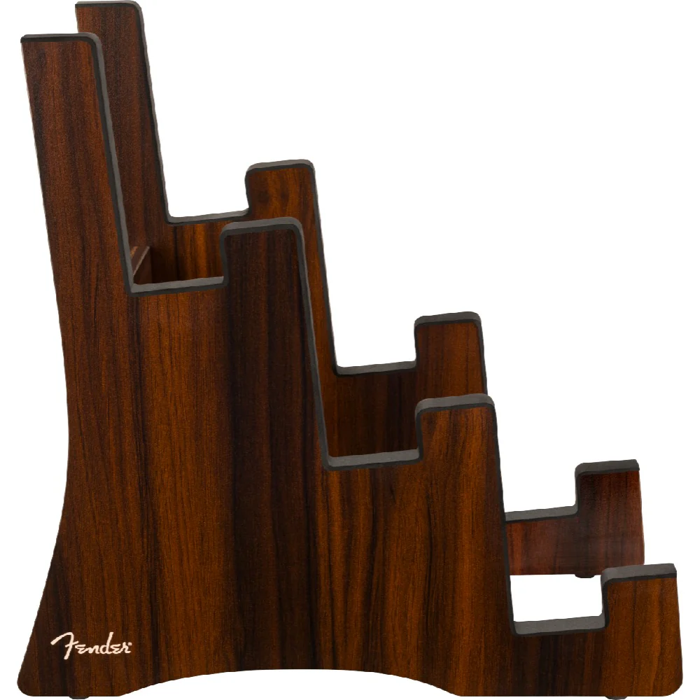 Fender Deluxe Wooden 3-Tier Guitar Stand - Image 2