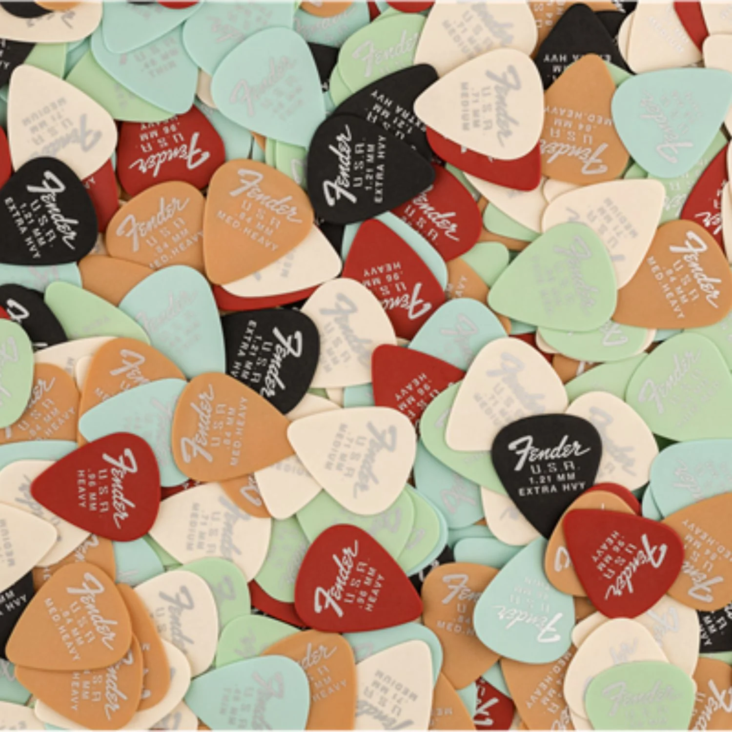 Fender Dura Tone Delrin Guitar Picks 351 Shape- Pack of 12 - Image 4