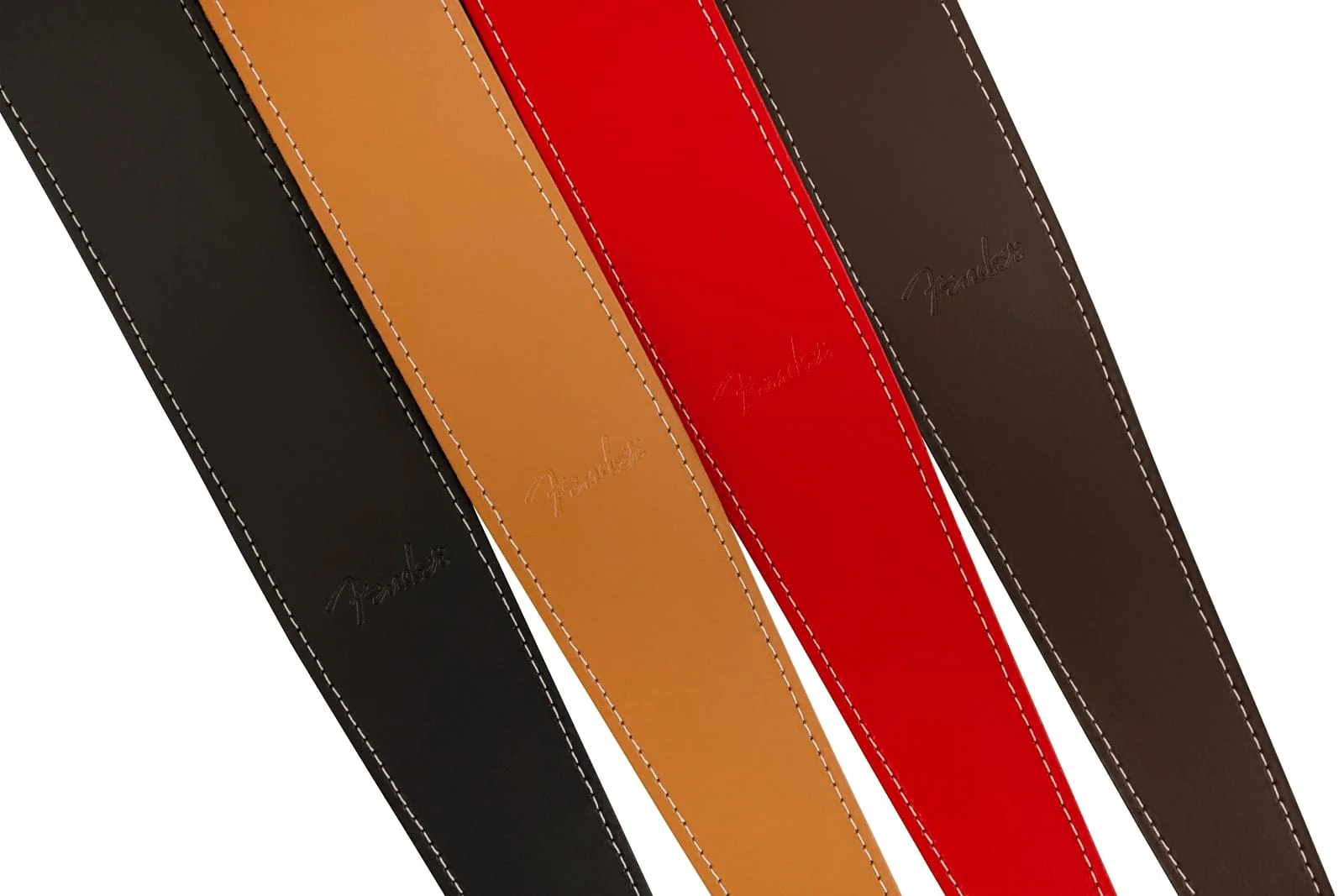 Fender Essentials Leather Guitar Straps - Image 8