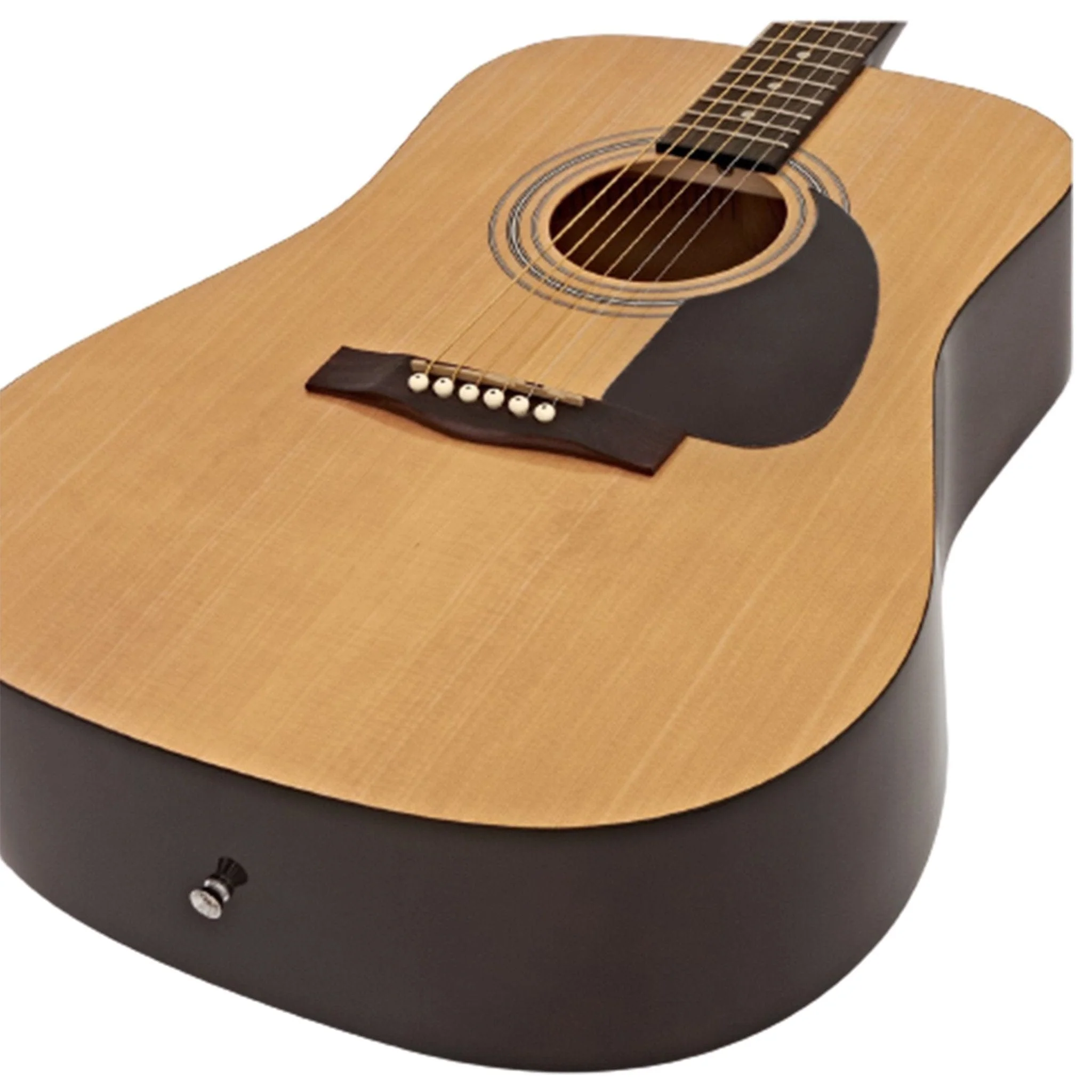 Fender FA-115 Dreadnought Acoustic Guitar Bundle - Natural with Gigbag, Picks, Strap and Polishing Cloth - Image 3