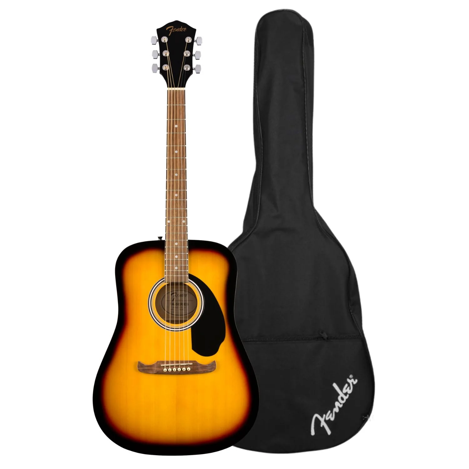 Fender FA-125 Dreadnought Acoustic Guitar With Gig Bag - Image 34