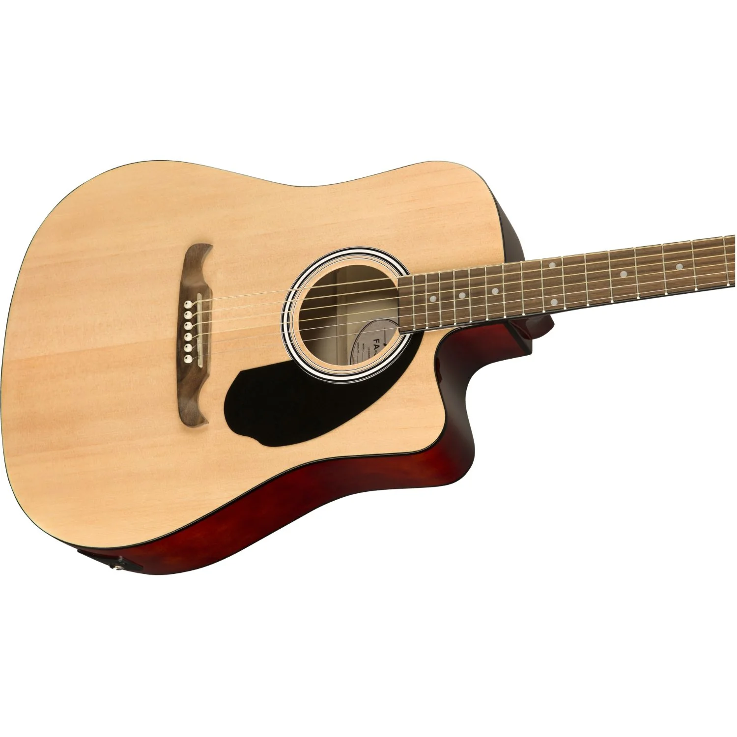 Fender FA-125CE Dreadnought Cutaway Electro Acoustic Guitar - Image 4