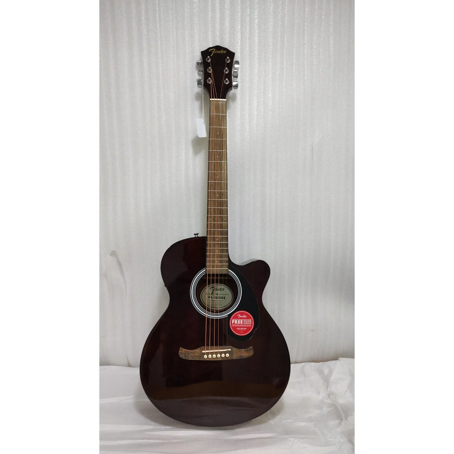 Fender FA-135CE Concert V2 Electro Acoustic Guitar - Natural Mahogany - Open Box - Image 5