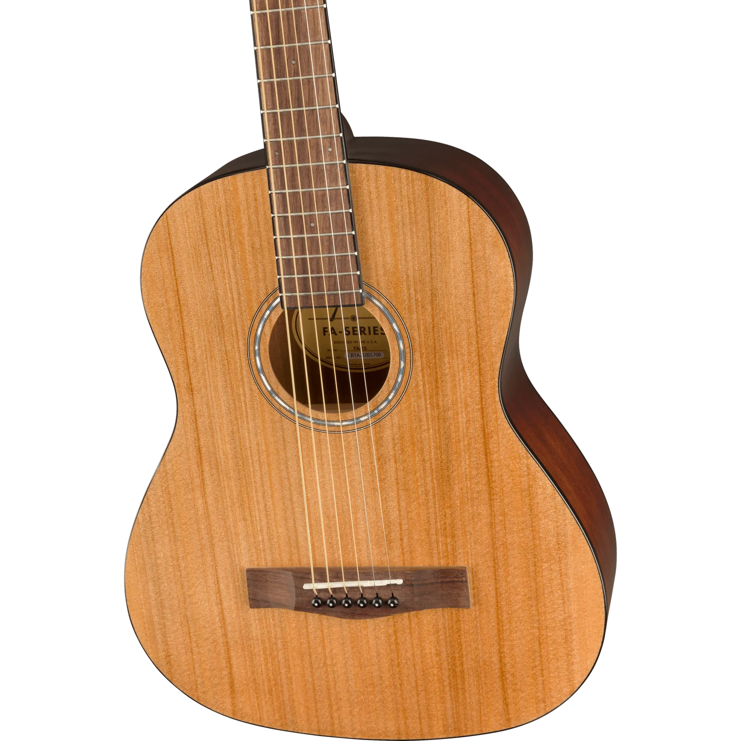 Fender FA-15 3/4 Steel Acoustic Guitar - Image 3