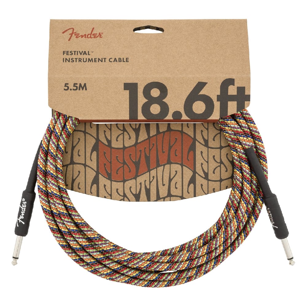 Fender Festival Instrument Cable - Rainbow - Image 2