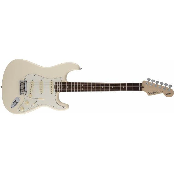 Fender Jeff Beck Stratocaster Electric Guitar, Rosewood Fingerboard, Olympic White