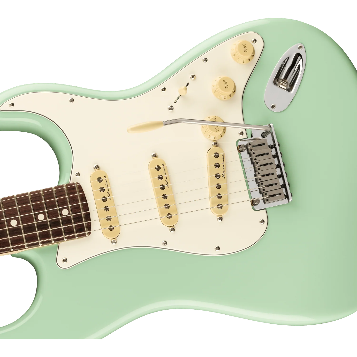 Fender Jeff Beck Stratocaster Electric Guitar, Rosewood Fingerboard, Surf Green - Image 2